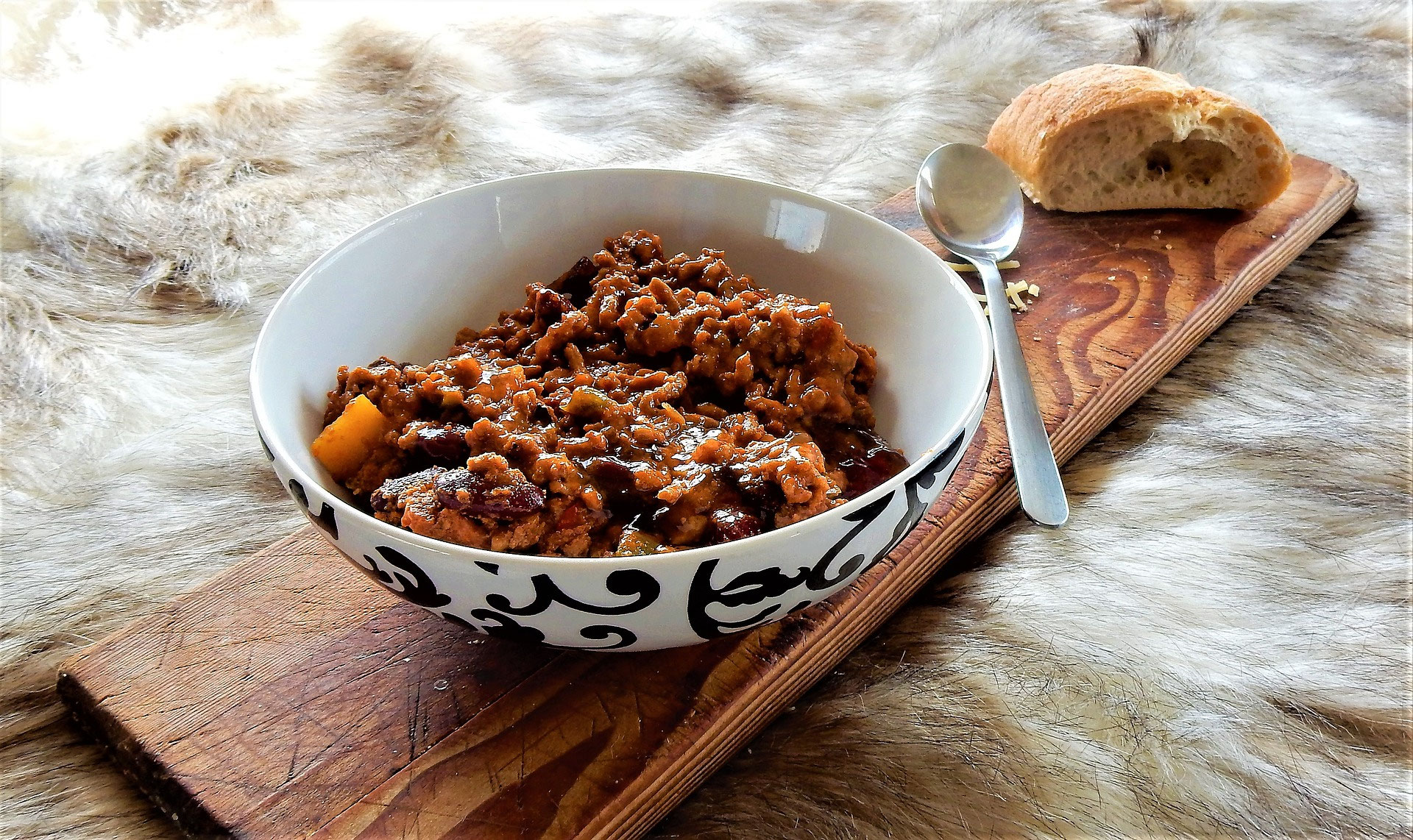Topf mit Chili con Carne